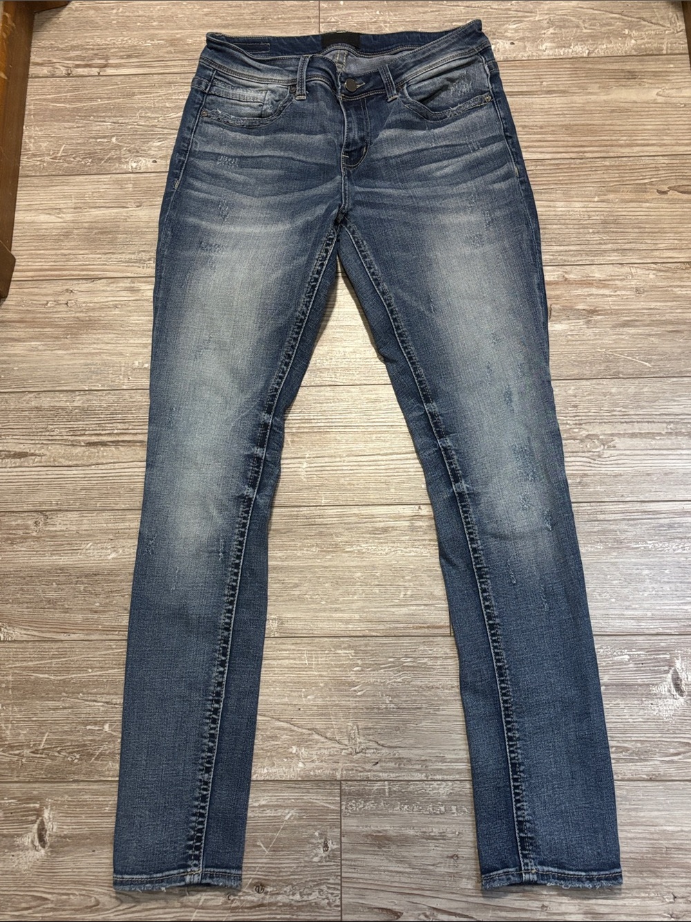 Buckle Black Skinny Jeans - 29x32